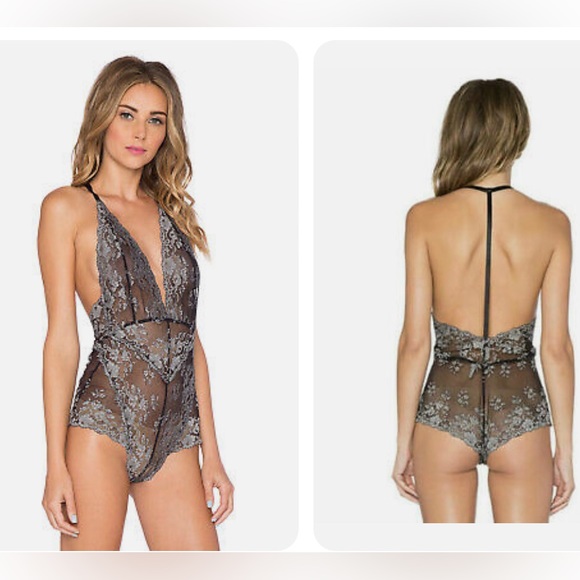 NWT Free People X Revolve Too Cute To Handle Bodysuit - Intimately Free Teddy - Picture 3 of 12